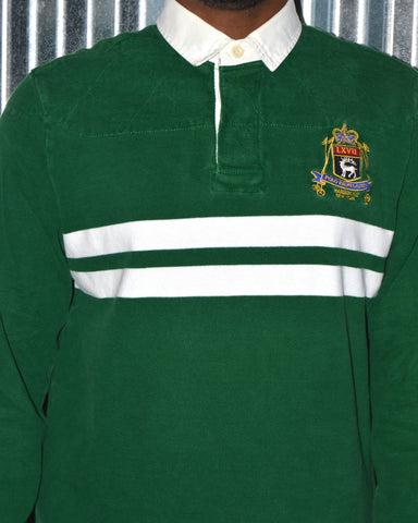 Vintage Green Ralph Lauren Madison Ave, New York Polo Shirt sz L