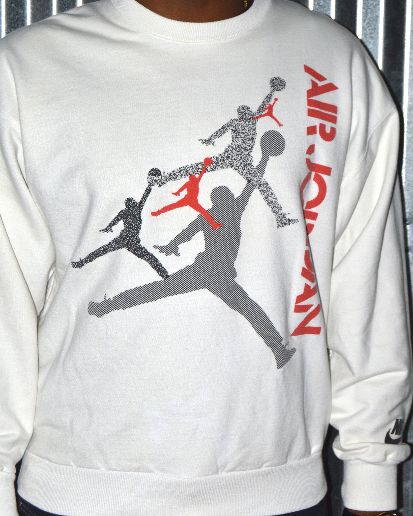 Vintage Nike Air Jordan White Sweatshirt Sz L – PeoplesVintage