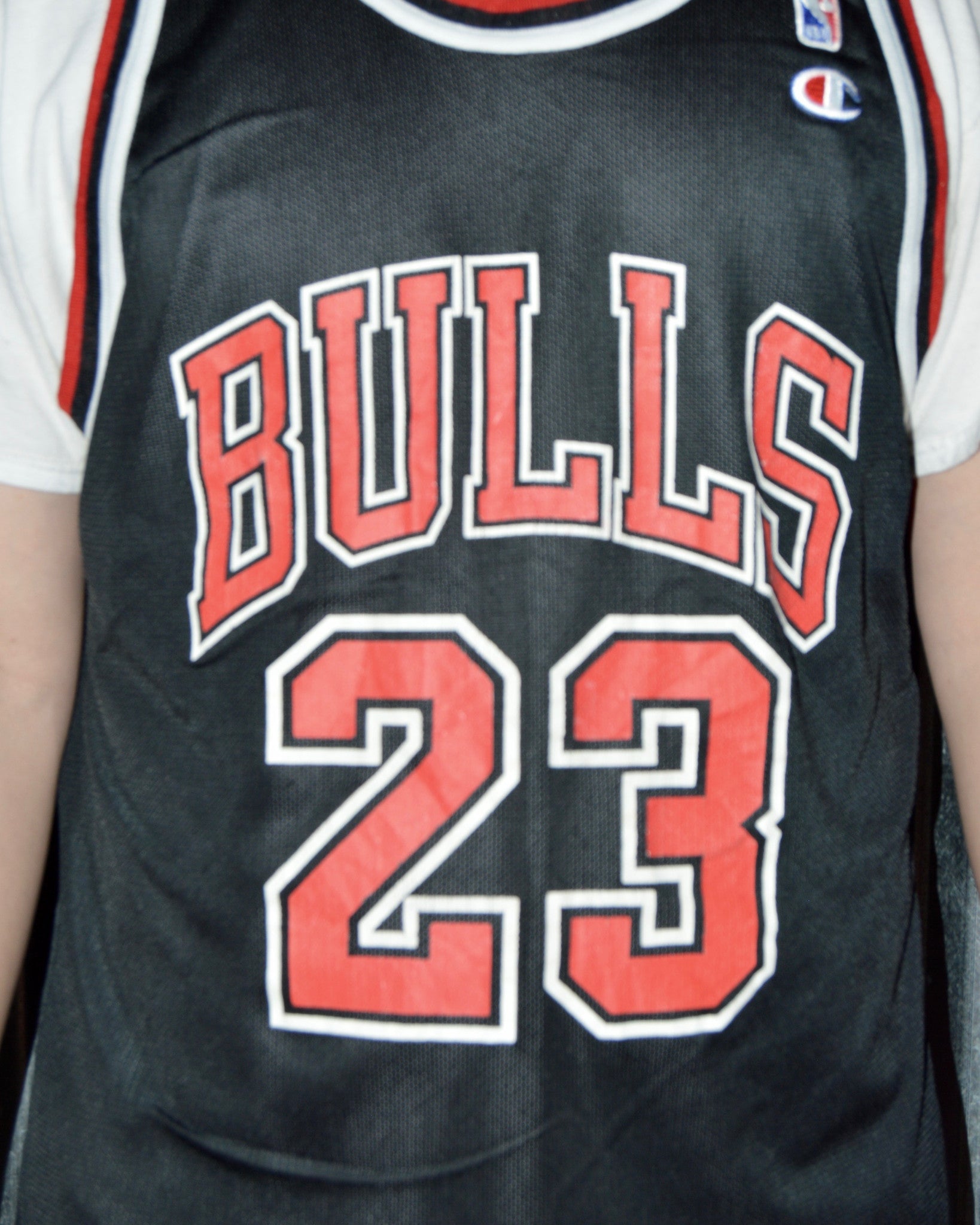 90's Michael Jordan Chicago Bulls #45 Champion NBA Jersey Size 48