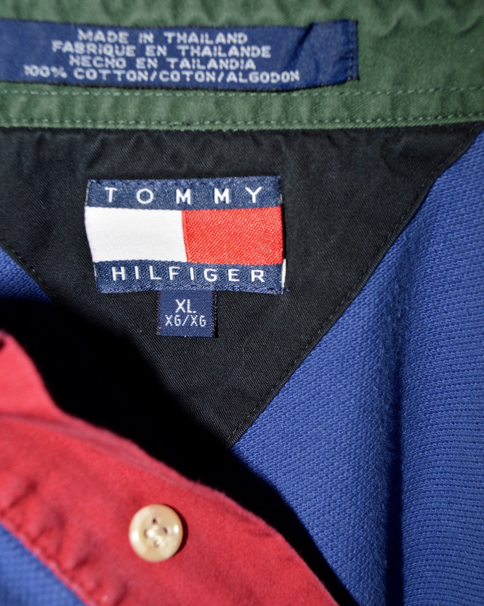 Vintage Classic Blue Tommy Hilfiger Polo Shirt sz L – PeoplesVintage