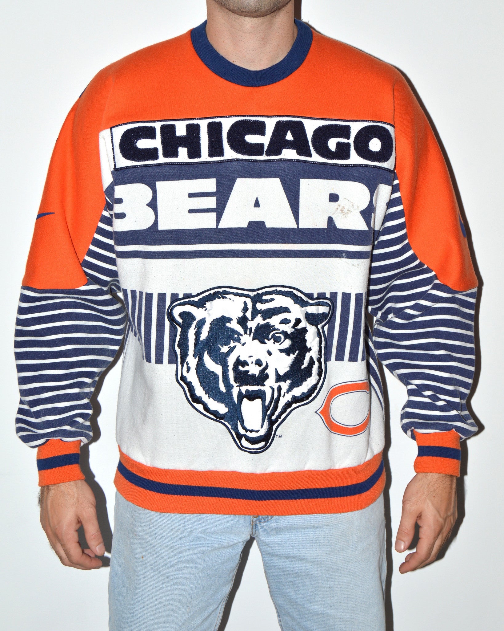 Vintage Nike Chicago Bears NFL Sweatshirt sz L PeoplesVintage