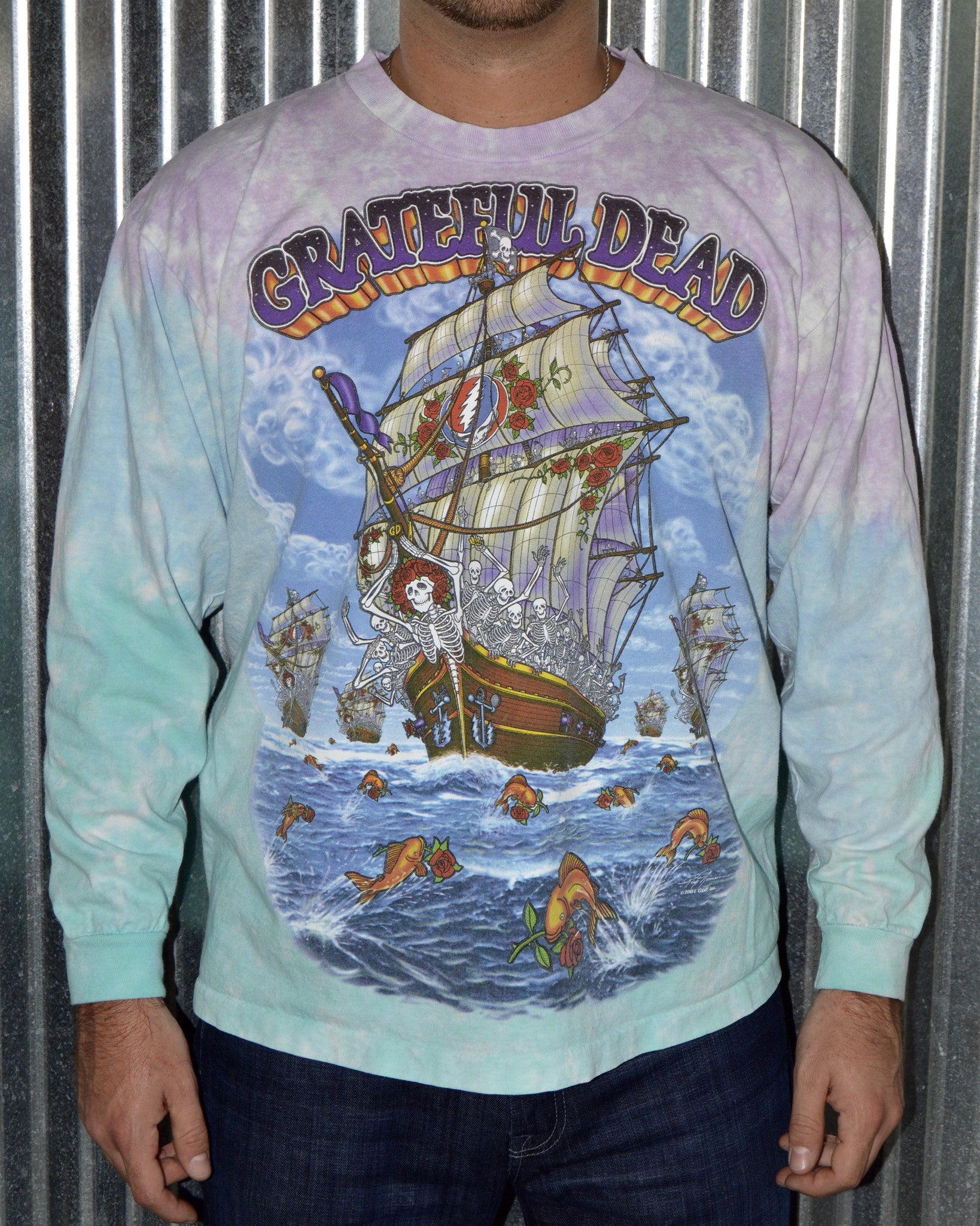 Grateful dead vintage shirt deals