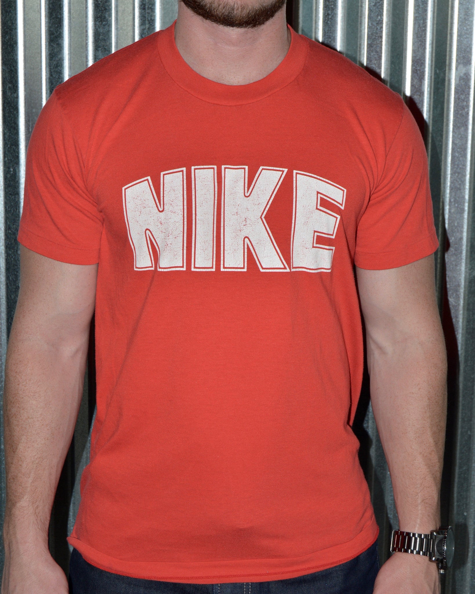 Vintage nike 2025 logo t shirt