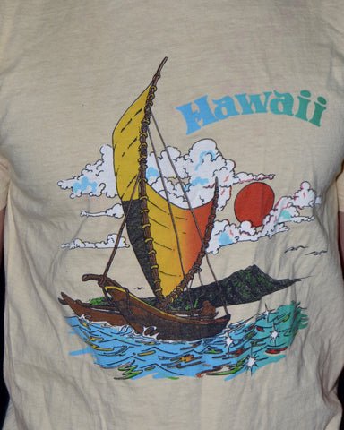 Vintage Hawaii Sailboat T-shirt sz M